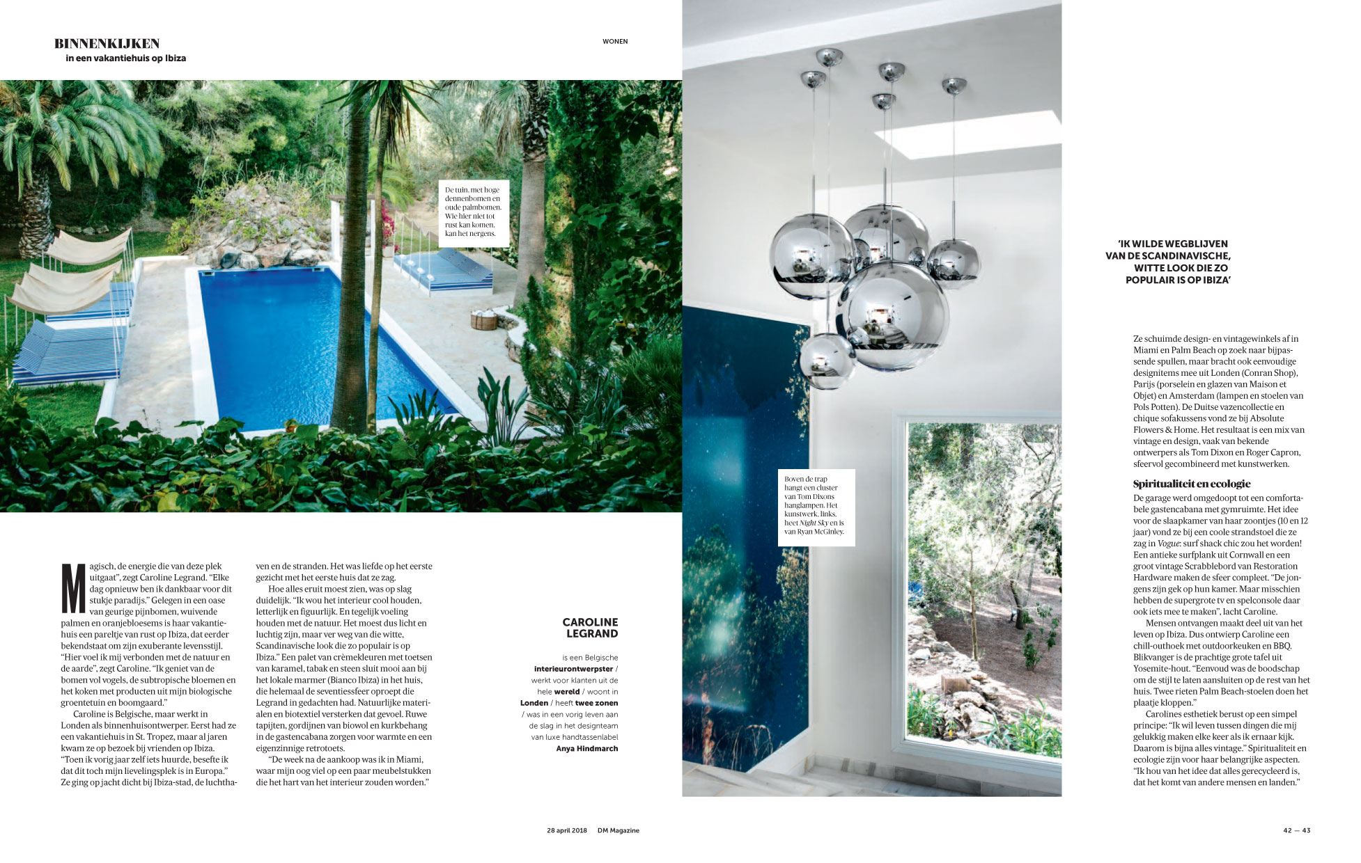 DM Magazine Caroline Legrand